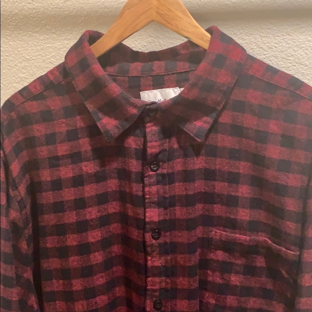 Goodfellow Flannel Long Sleeve Button Up XXL